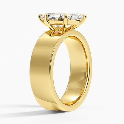 Peyton 6mm Solitaire Ring - Marquise Center Stone
