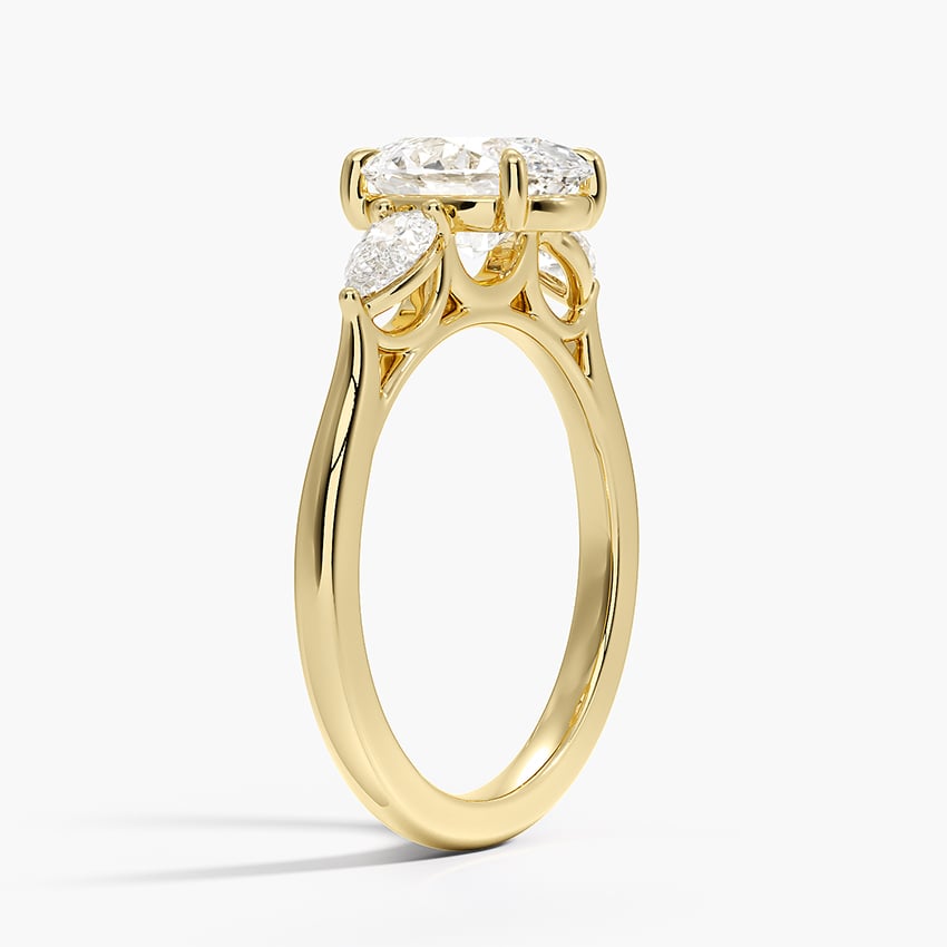 Opera Perfect Fit Diamond Ring - Oval Center Stone