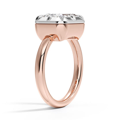 Harper Mixed Metal East-West Diamond Ring
