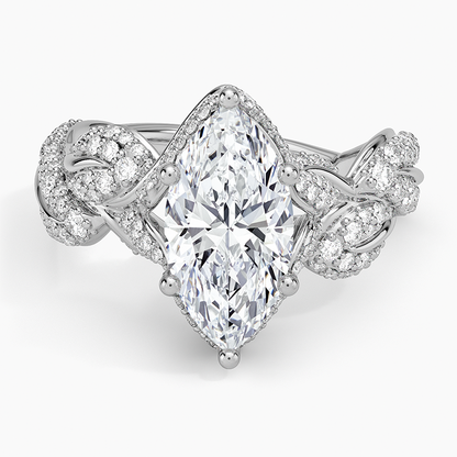 Olivia Diamond Ring (1 ct. tw.) - Marquise Center Stone