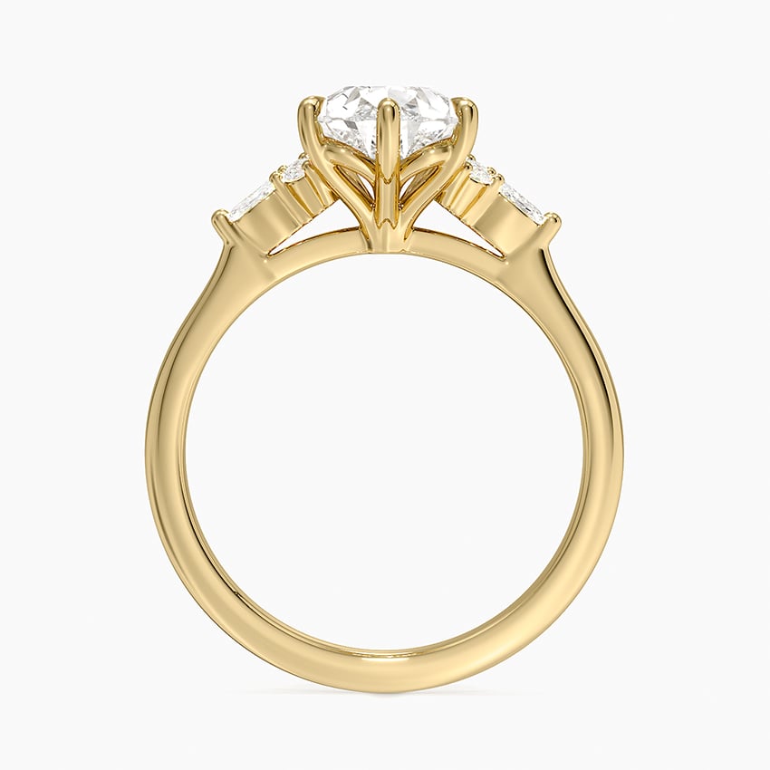 Nadia Perfect Fit Diamond Ring - Pear Center Stone