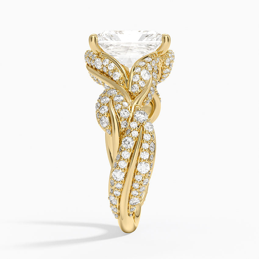 Olivia Diamond Ring (1 ct. tw.) - Radiant Cut Center Stone