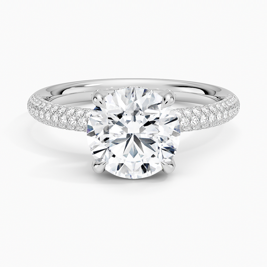 Valencia Diamond Ring (1/3 ct. tw.) - Round Center Stone