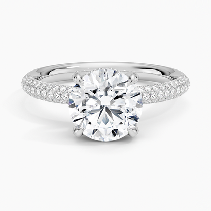 Valencia Diamond Ring (1/3 ct. tw.) - Round Center Stone