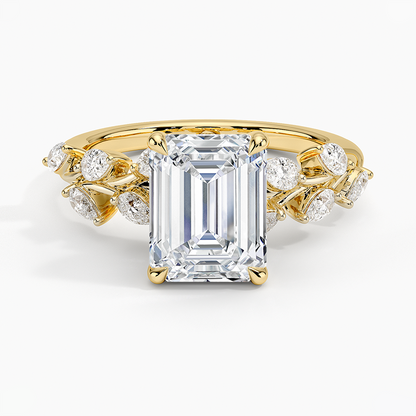 Amaranta Diamond Ring (1/2 ct. tw.) - Emerald Cut Center Stone