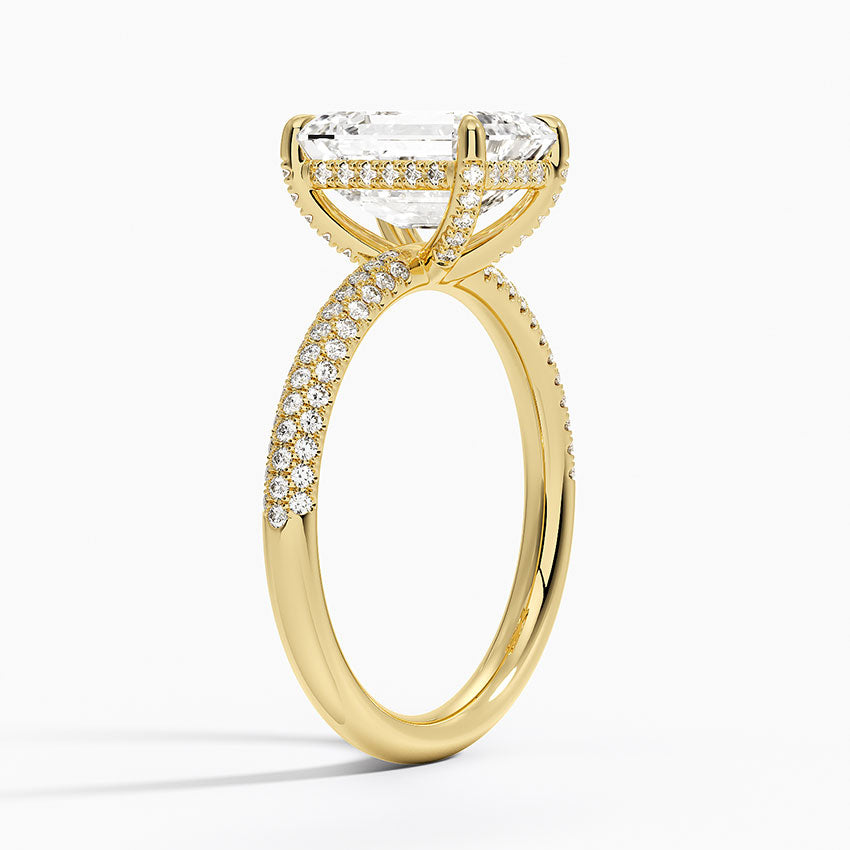 Valencia Diamond Ring (1/3 ct. tw.) - Emerald Cut Center Stone