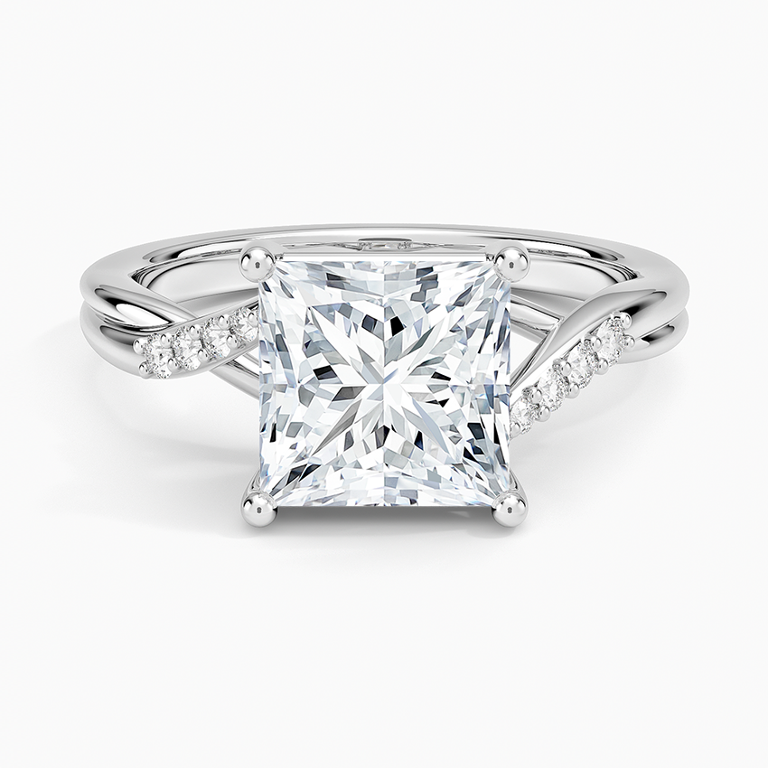 Chamise Diamond Ring (1/15 ct. tw.) - Princess Cut Center Stone