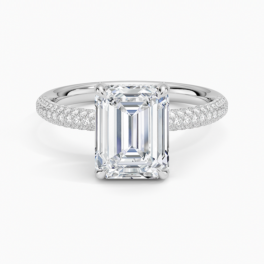 Valencia Diamond Ring (1/3 ct. tw.) - Emerald Cut Center Stone