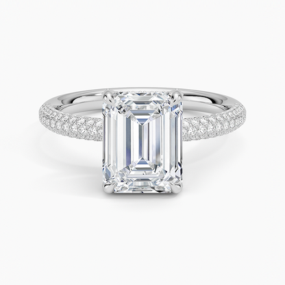 Valencia Diamond Ring (1/3 ct. tw.) - Emerald Cut Center Stone