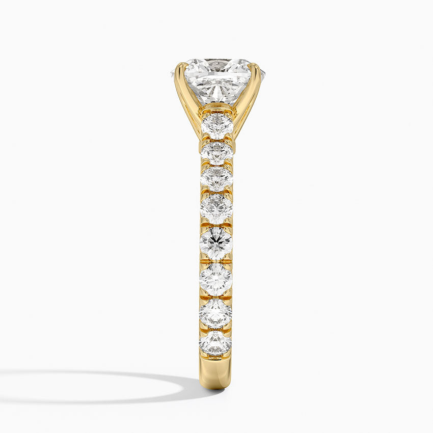Anthology Three-Quarter Coverage Diamond Ring (7/8 ct. tw.) - Cushion Cut Center Stone