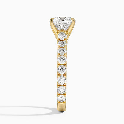 Anthology Three-Quarter Coverage Diamond Ring (7/8 ct. tw.) - Cushion Cut Center Stone