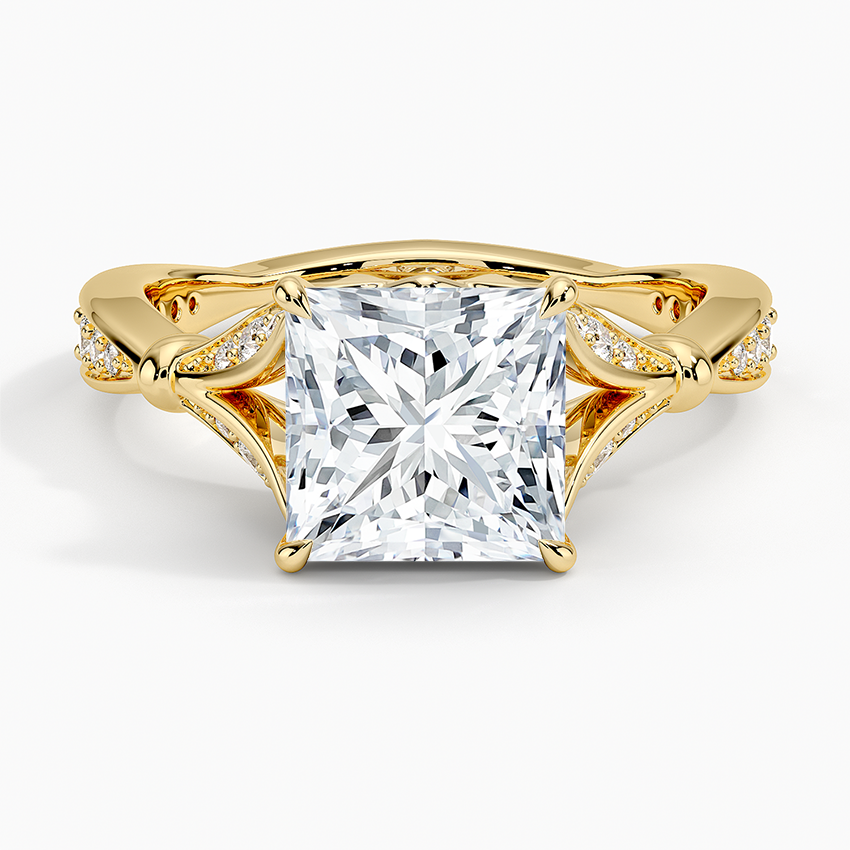 Zinnia Diamond Ring (1/3 ct. tw.) - Princess Cut Center Stone