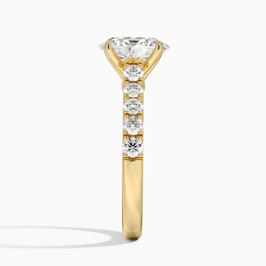 Anthology Half Coverage Diamond Ring (1/2 ct. tw.) - Oval Center Stone