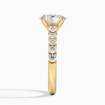 Anthology Half Coverage Diamond Ring (1/2 ct. tw.) - Oval Center Stone