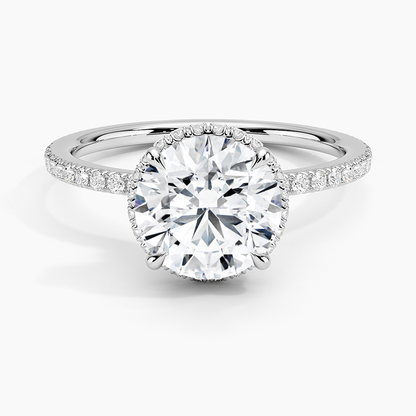 Gala Diamond Ring - Round Center Stone