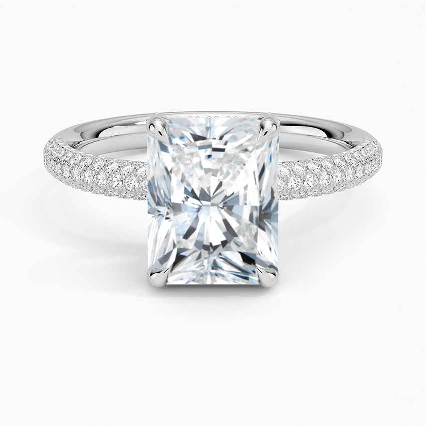 Valencia Diamond Ring (1/3 ct. tw.) - Radiant Cut Center Stone
