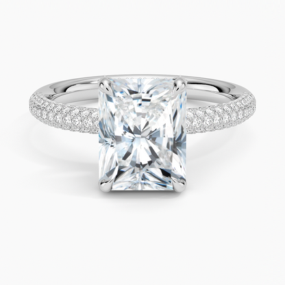 Valencia Diamond Ring (1/3 ct. tw.) - Radiant Cut Center Stone