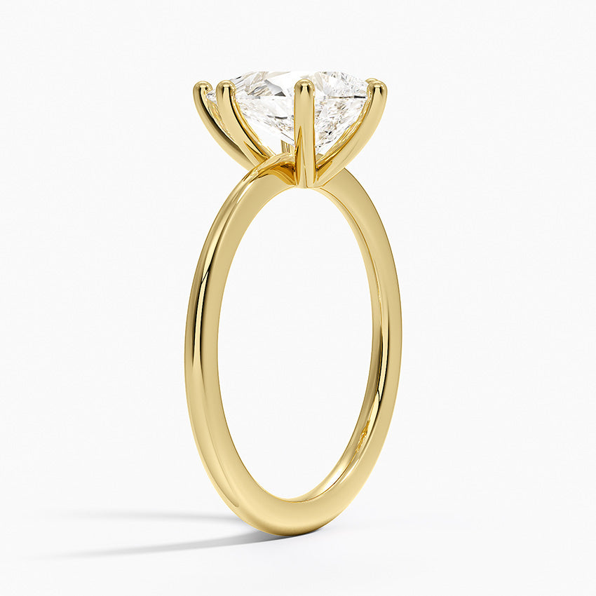Aimee Solitaire Ring - Pear Center Stone