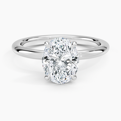 Manon Solitaire Ring - Oval Center Stone