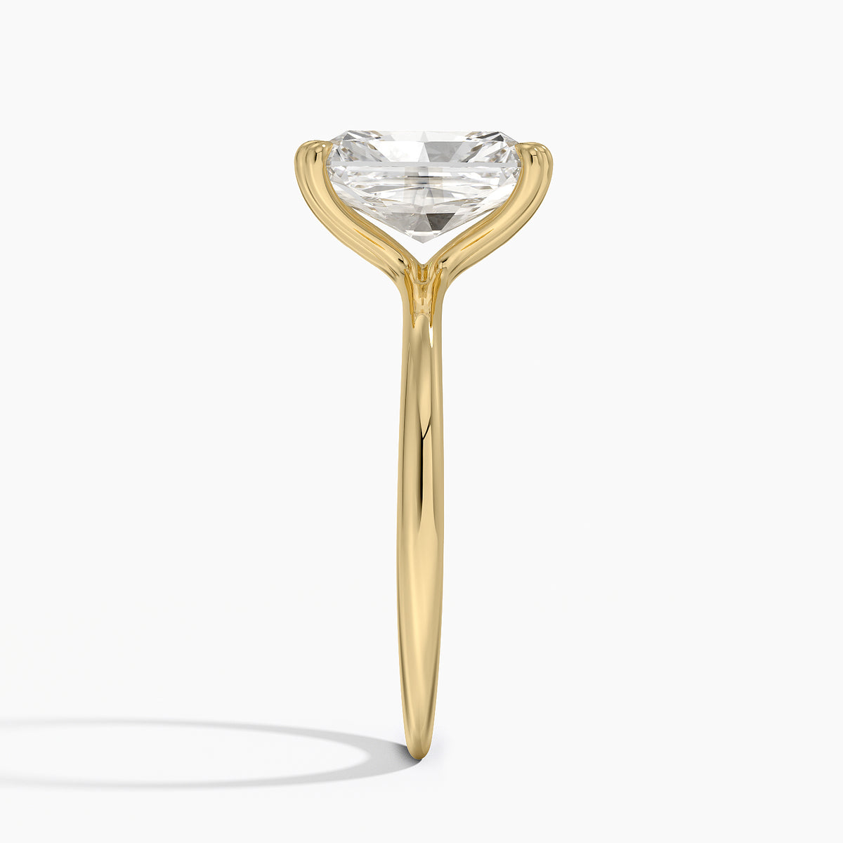 Freesia Six-Prong Solitaire Ring - Radiant Cut Center Stone