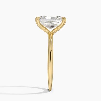 Freesia Six-Prong Solitaire Ring - Radiant Cut Center Stone