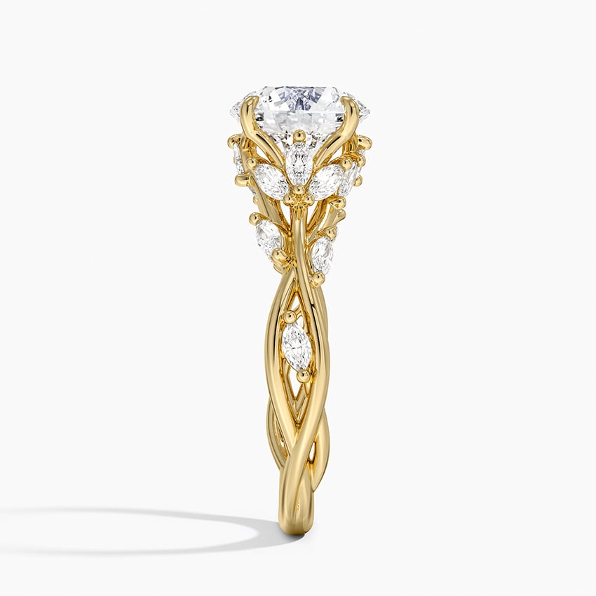 Secret Garden Diamond Ring (1/2 ct. tw.) - Round Center Stone