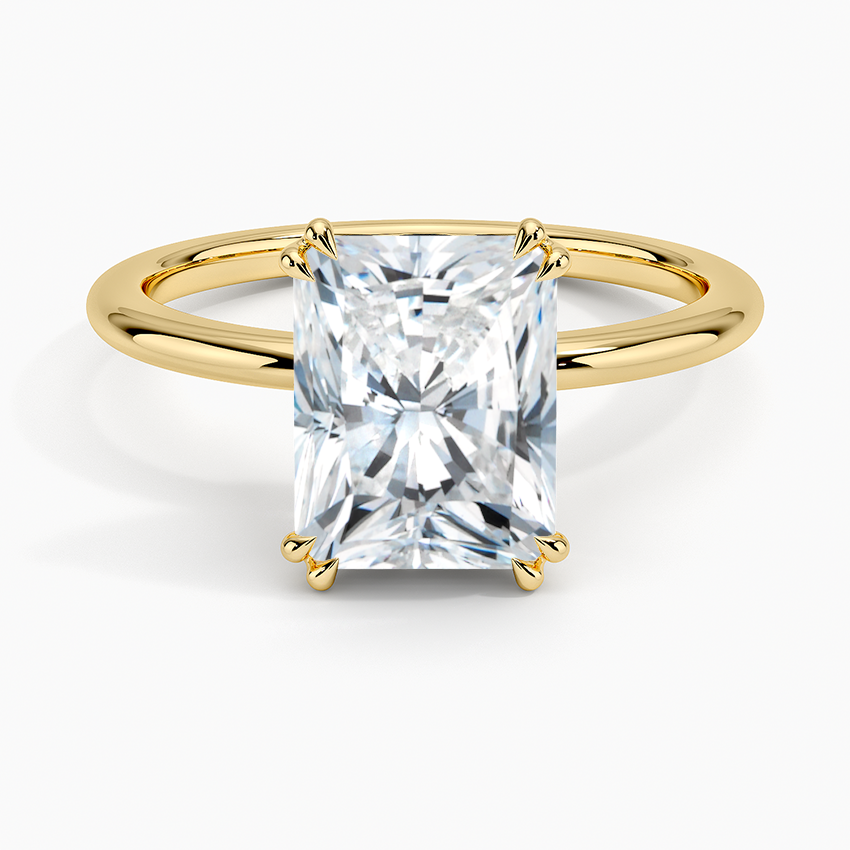 Aveline Solitaire Ring - Radiant Cut Center Stone
