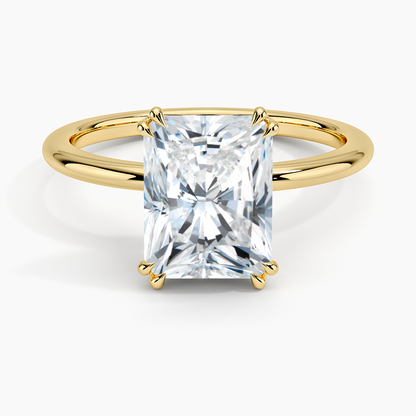 Aveline Solitaire Ring - Radiant Cut Center Stone
