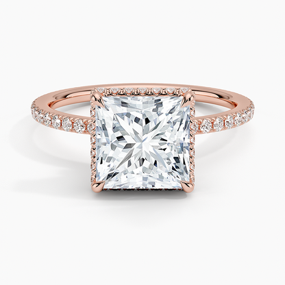 Gala Diamond Ring - Princess Cut Center Stone