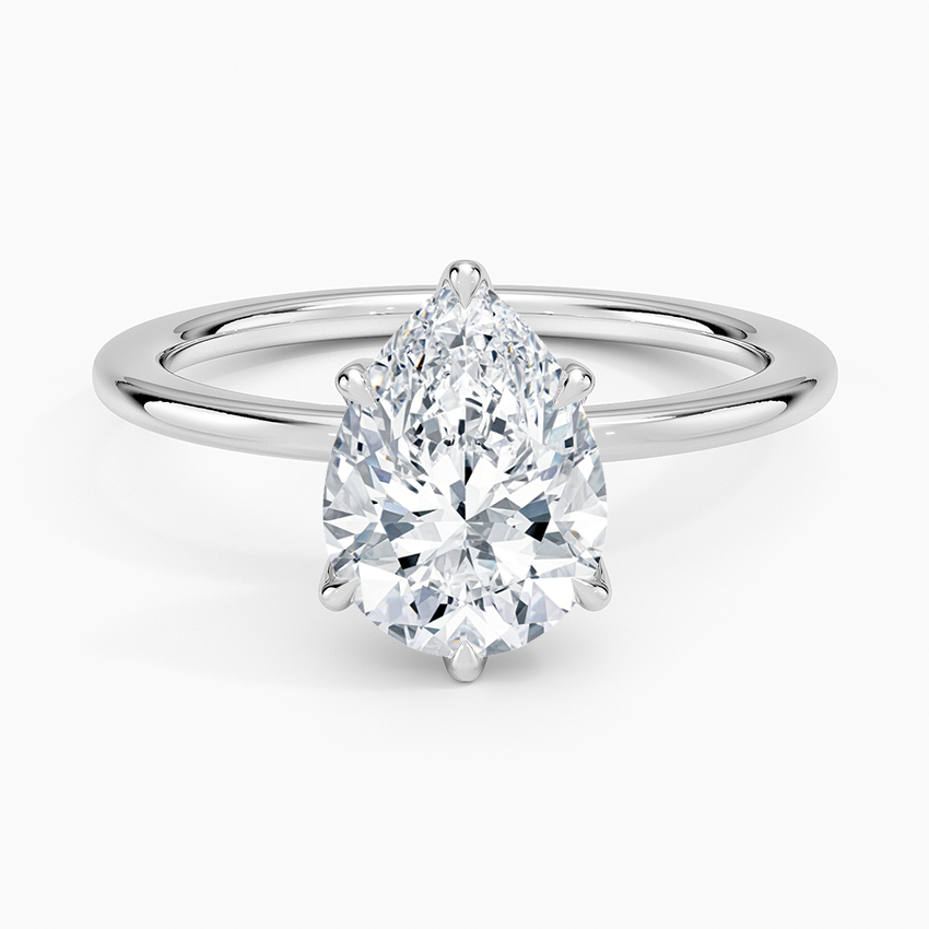 Esme Perfect Fit Solitaire Ring - Pear Center Stone