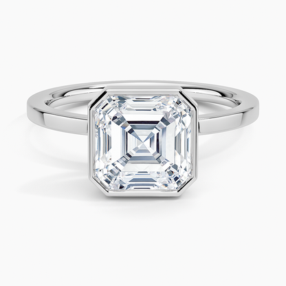 Noemi Bezel Ring - Asscher Cut Center Stone
