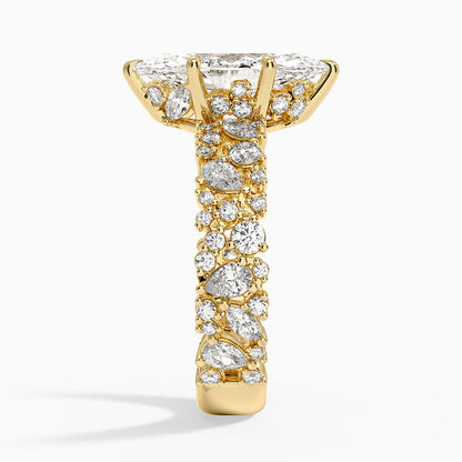Glacé Diamond Ring (3/4 ct. tw.) - Marquise Cut Center Stone