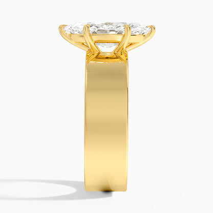 Peyton 6mm Solitaire Ring - Marquise Center Stone