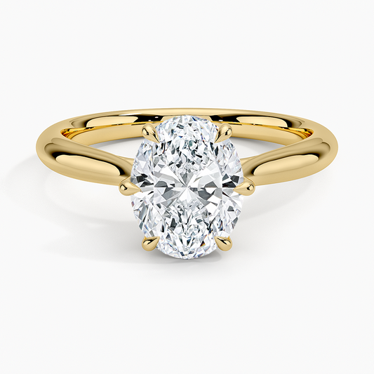 Catalina Solitaire Ring - Oval Center Stone