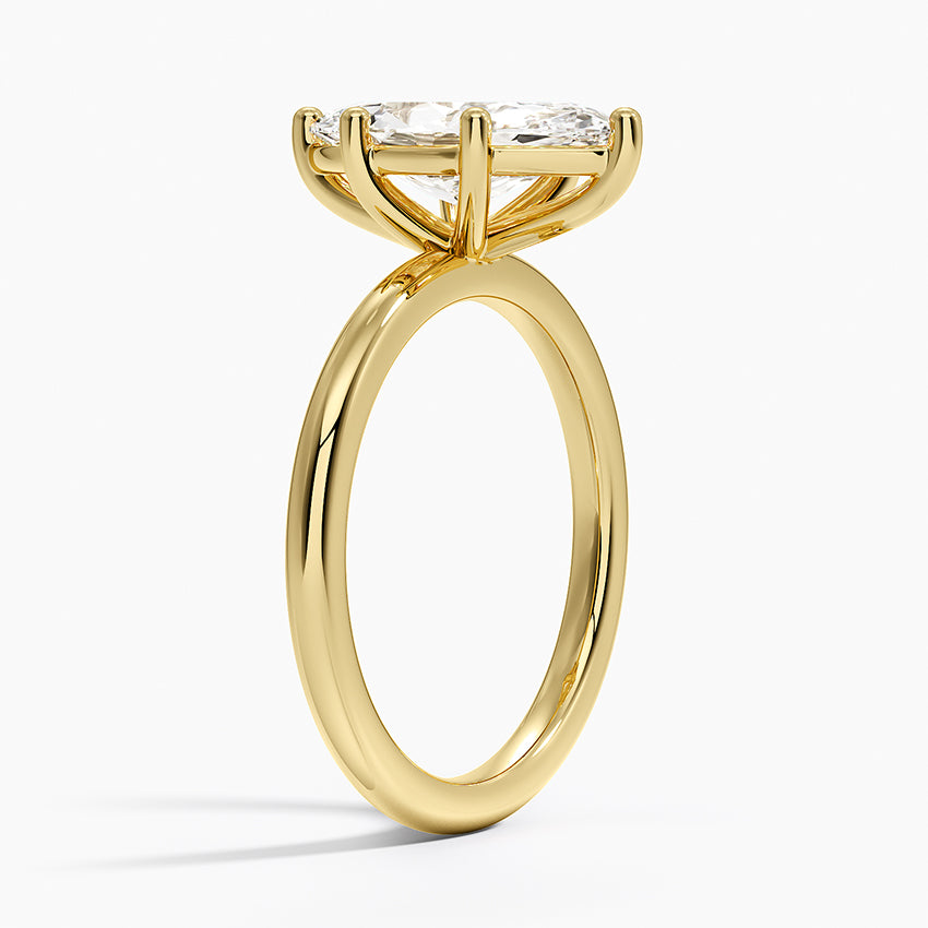 Sydney Perfect Fit 2mm Solitaire Ring - Marquise Center Stone