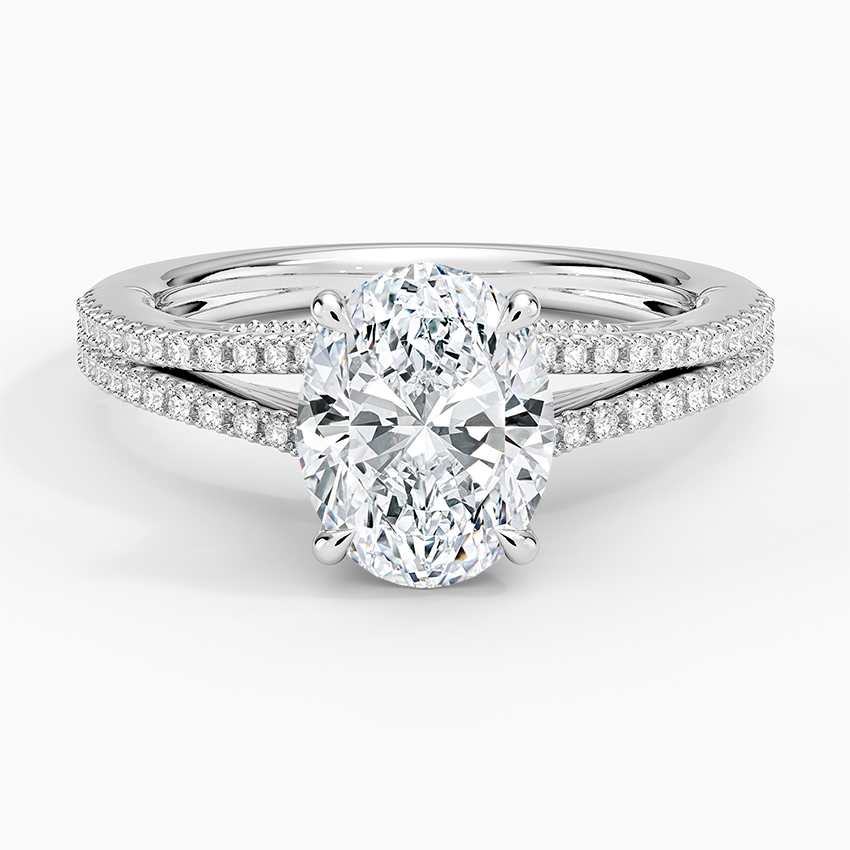 Icon Diamond Ring (1/3 ct. tw.) - Oval Center Stone