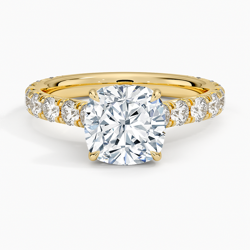 Anthology Three-Quarter Coverage Diamond Ring (7/8 ct. tw.) - Cushion Cut Center Stone