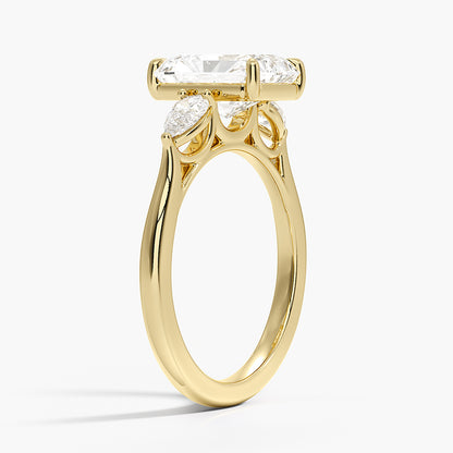 Opera Perfect Fit Diamond Ring - Radiant Cut Center Stone