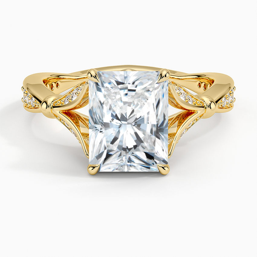 Zinnia Diamond Ring (1/3 ct. tw.) - Radiant Cut Center Stone