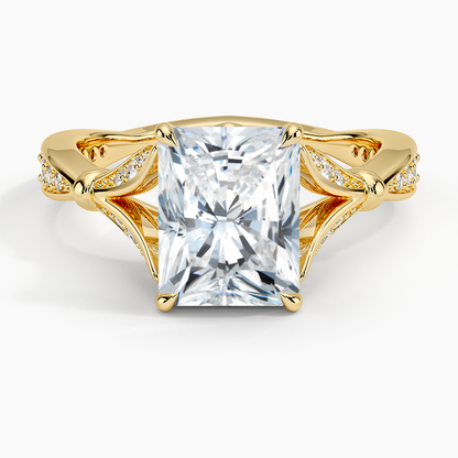Zinnia Diamond Ring (1/3 ct. tw.) - Radiant Cut Center Stone