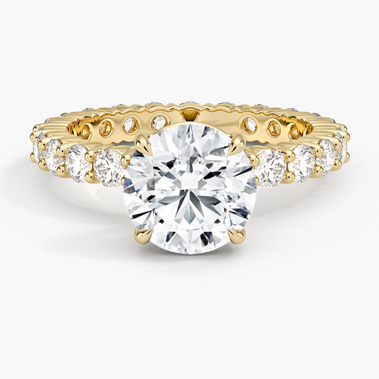 Perfect Fit Eternity Diamond Ring (1 1/3 ct. tw.) - Round Center Stone