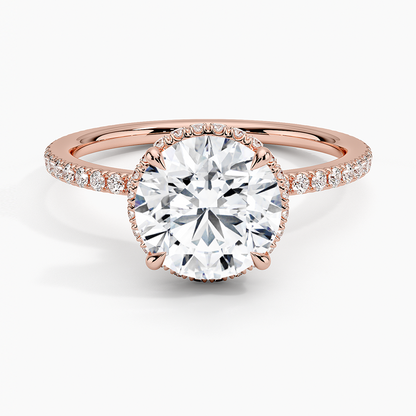 Gala Diamond Ring - Round Center Stone