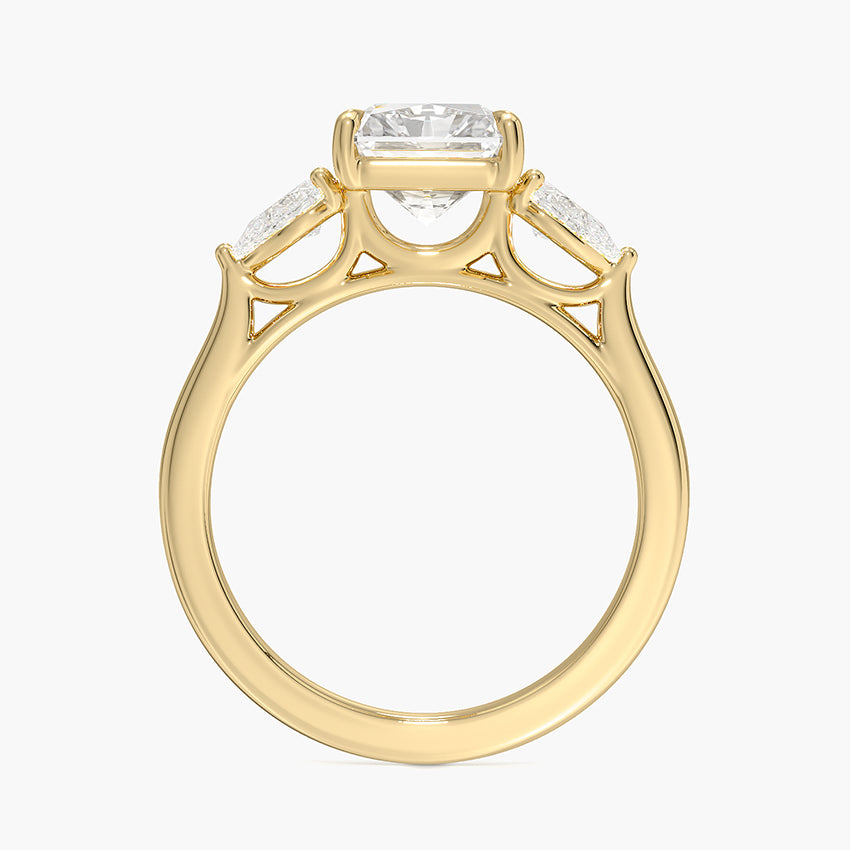 Opera Perfect Fit Diamond Ring - Radiant Cut Center Stone