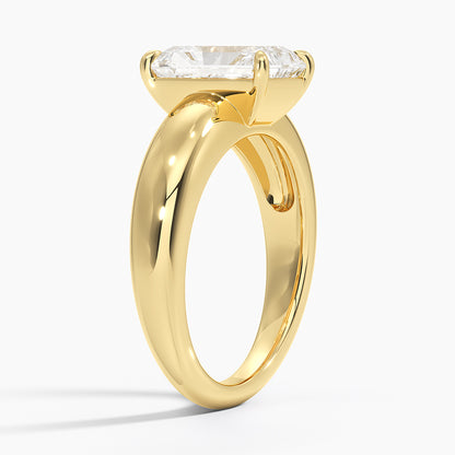 Adrian Solitaire Ring - Radiant Cut Center Stone