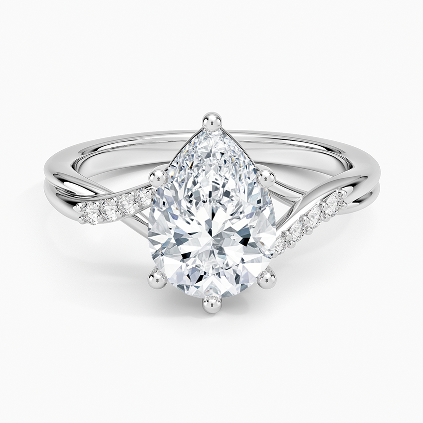 Chamise Diamond Ring (1/15 ct. tw.) - Pear Center Stone