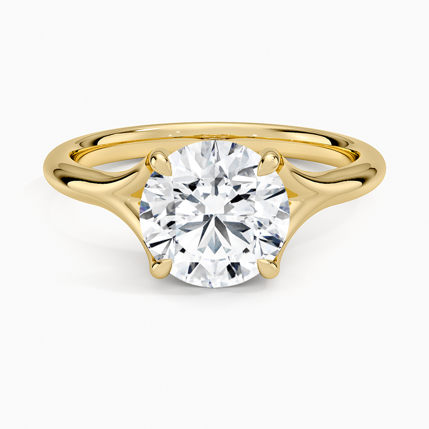 Reverie Solitaire Ring - Round Center Stone