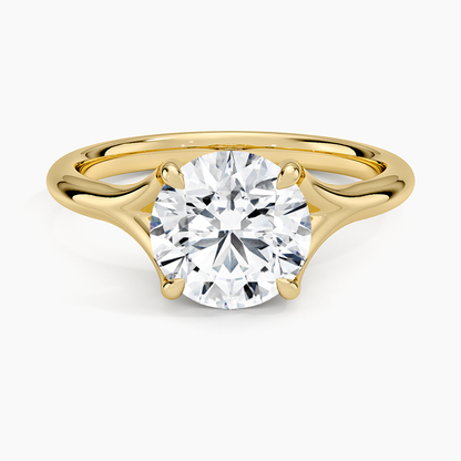 Reverie Solitaire Ring - Round Center Stone