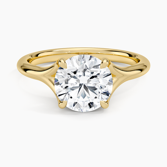Reverie Solitaire Ring - Round Center Stone