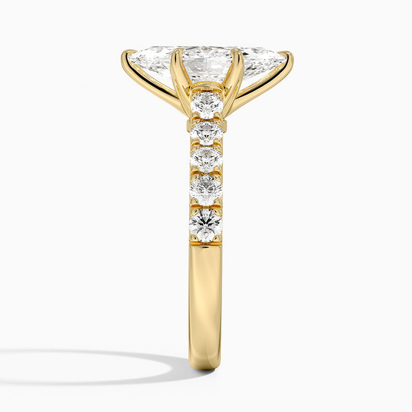 Anthology Half Coverage Diamond Ring (1/2 ct. tw.) - Marquise Center Stone