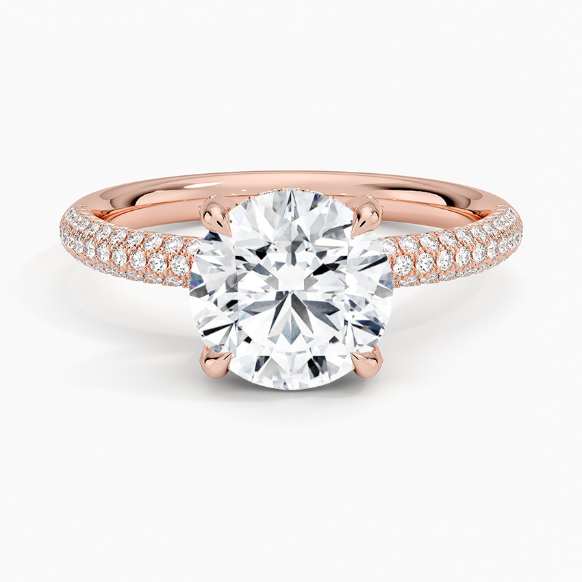 Valencia Diamond Ring (1/3 ct. tw.) - Round Center Stone
